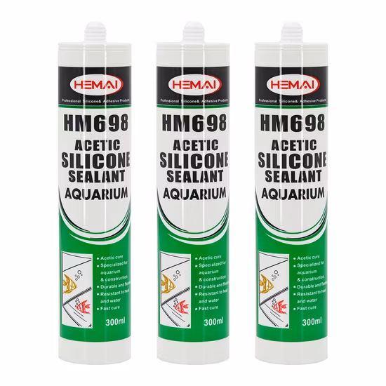 Sigillante siliconico acrilico acetico strutturale al 100% trasparente per esterni, impermeabile, resistente alle intemperie, per finestre da bagno, acquario, vetro, legno